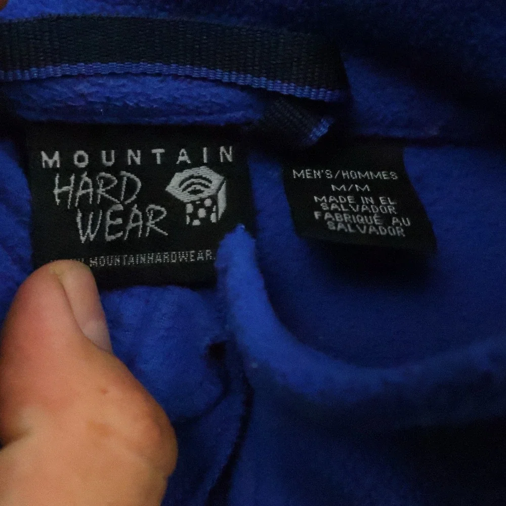 Mountain Hardwear Pullover Men's Medium Fleece Half Zip Jacket Outdoor sweater